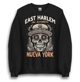 EAST HARLEM EL BARRIO BLACK UNISEX SWEATSHIRT