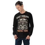 EAST HARLEM EL BARRIO BLACK UNISEX SWEATSHIRT