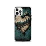 GRUNGE HEART NEW YORK IPHONE CASE