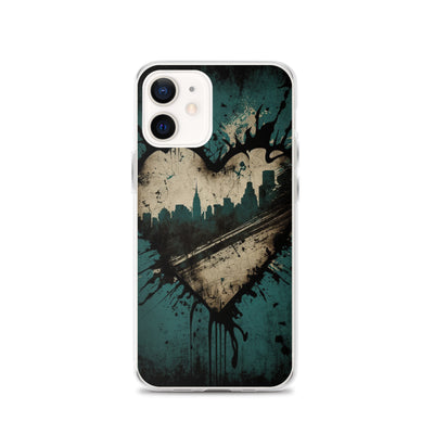 GRUNGE HEART NEW YORK IPHONE CASE