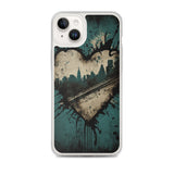 GRUNGE HEART NEW YORK IPHONE CASE