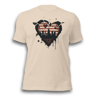 GRUNGE HEART NEW YORK UNISEX T-SHIRT