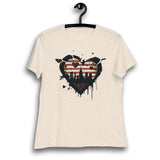 GRUNGE HEART NEW YORK WOMEN'S T-SHIRT