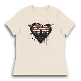 GRUNGE HEART NEW YORK WOMEN'S T-SHIRT