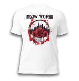 GRUNGE ROSE NEW YORK UNISEX T-SHIRT