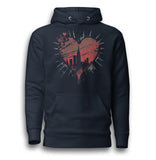 GRUNGY NEW YORK CITY HEART UNISEX HOODIE