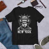 LIBERTY SOUND NEW YORK BLACK UNISEX T-SHIRT