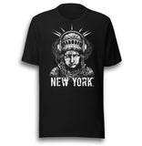 LIBERTY SOUND NEW YORK BLACK UNISEX T-SHIRT