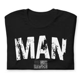 MAN BLACK UNISEX T-SHIRT