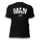 MAN BLACK UNISEX T-SHIRT