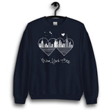 MINIMALIST NEW YORK CITY LOVE UNISEX SWEATSHIRT