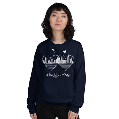 MINIMALIST NEW YORK CITY LOVE UNISEX SWEATSHIRT