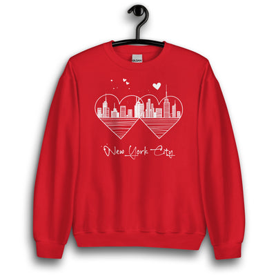 MINIMALIST NEW YORK CITY LOVE UNISEX SWEATSHIRT