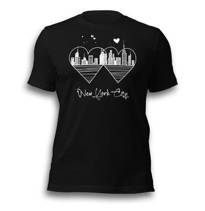 MINIMALIST NEW YORK CITY LOVE UNISEX T-SHIRT