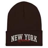 NEW YORK ATTITUDE CUFFED BEANIE