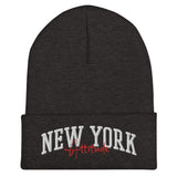 NEW YORK ATTITUDE CUFFED BEANIE