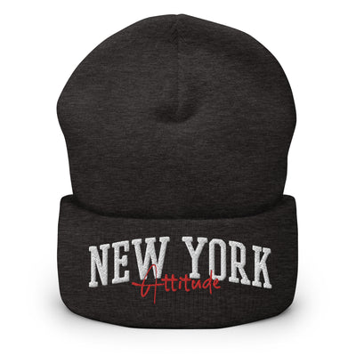 NEW YORK ATTITUDE CUFFED BEANIE