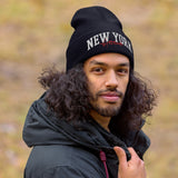 NEW YORK ATTITUDE CUFFED BEANIE