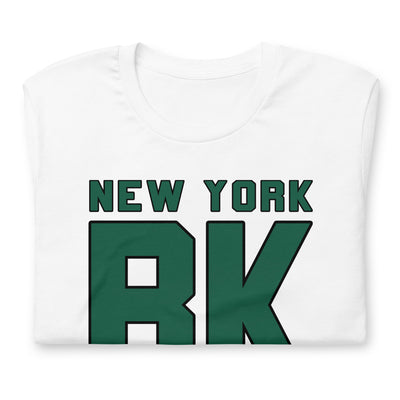 NEW YORK BK WHITE UNISEX T-SHIRT