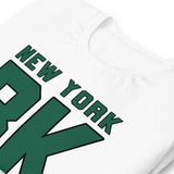 NEW YORK BK WHITE UNISEX T-SHIRT