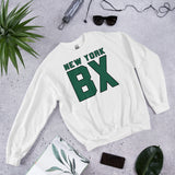 NEW YORK BX WHITE UNISEX SWEATSHIRT