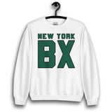 NEW YORK BX WHITE UNISEX SWEATSHIRT