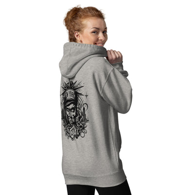 NEW YORK CITY 212 HEATHER GREY UNISEX HOODIE