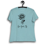 NEW YORK CITY AND ROSE WOMEN'S T-SHIRT