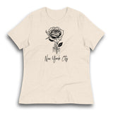 NEW YORK CITY AND ROSE WOMEN'S T-SHIRT