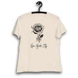 NEW YORK CITY AND ROSE WOMEN'S T-SHIRT