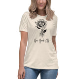 NEW YORK CITY AND ROSE WOMEN'S T-SHIRT