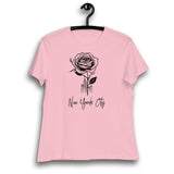 NEW YORK CITY AND ROSE WOMEN'S T-SHIRT