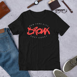 NEW YORK CITY BRONX BLACK UNISEX T-SHIRT