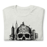 NEW YORK CITY SKULL TATTOO UNISEX T-SHIRT