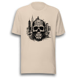 NEW YORK CITY SKULL TATTOO UNISEX T-SHIRT