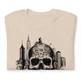 NEW YORK CITY SKULL TATTOO UNISEX T-SHIRT