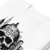 NEW YORK CITY SKULL TATTOO UNISEX T-SHIRT