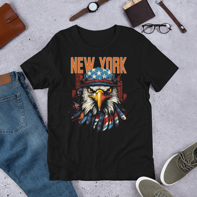 NEW YORK PATRIOTIC EAGLE UNISEX T-SHIRT