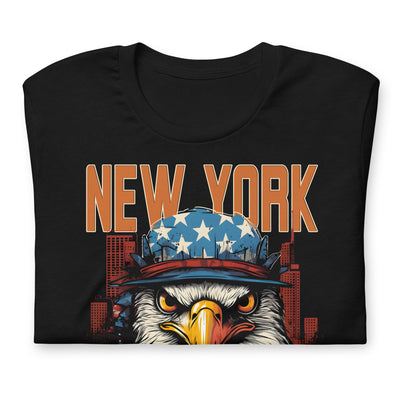 NEW YORK PATRIOTIC EAGLE UNISEX T-SHIRT