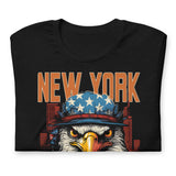 NEW YORK PATRIOTIC EAGLE UNISEX T-SHIRT