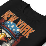 NEW YORK PATRIOTIC EAGLE UNISEX T-SHIRT