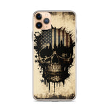 NEW YORK PATRIOT SKULL IPHONE CASE