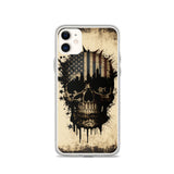 NEW YORK PATRIOT SKULL IPHONE CASE