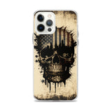 NEW YORK PATRIOT SKULL IPHONE CASE