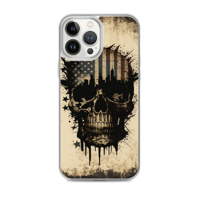 NEW YORK PATRIOT SKULL IPHONE CASE