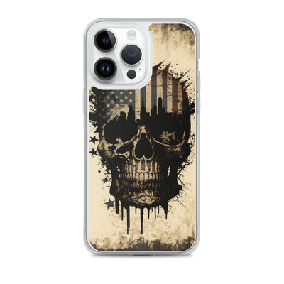 NEW YORK PATRIOT SKULL IPHONE CASE