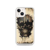 NEW YORK PATRIOT SKULL IPHONE CASE