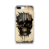 NEW YORK PATRIOT SKULL IPHONE CASE