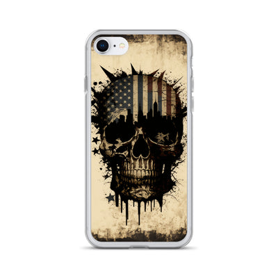 NEW YORK PATRIOT SKULL IPHONE CASE