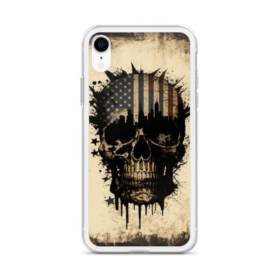 NEW YORK PATRIOT SKULL IPHONE CASE